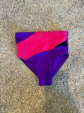 Kids Dance Costume Bottoms - Purple & Hot Pink